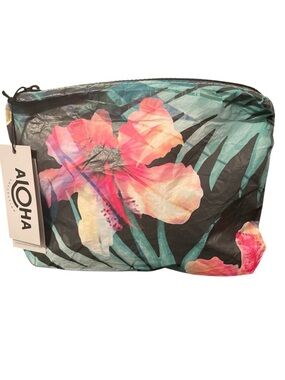 ALOHA Small Pouch - Hibiscus Palm